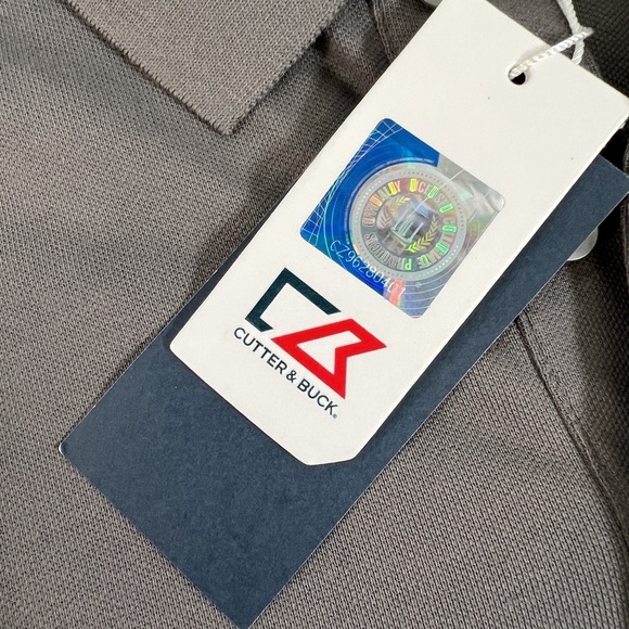 Virginia Tech Hokies Shirt Polo Mens XL Grey NCAA Football CB DryTec Cotton+ - Picture 5 of 16